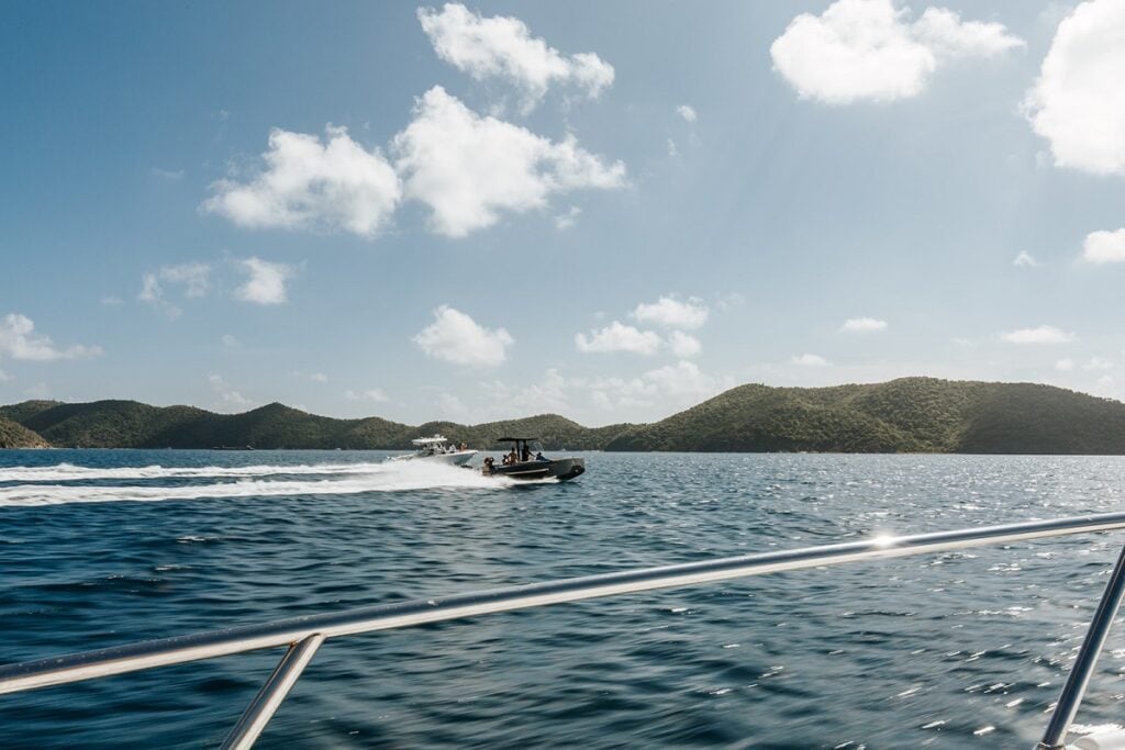 Maritime Activities at Aerial BVI