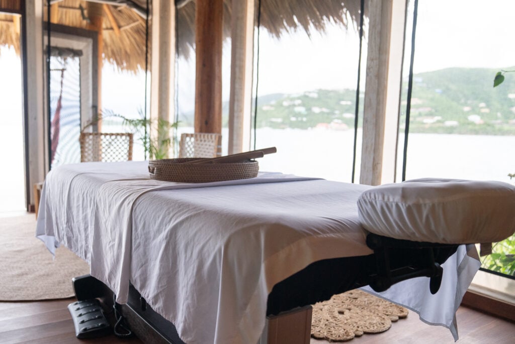 Rejuvenating spa amenities at Aerial BVI