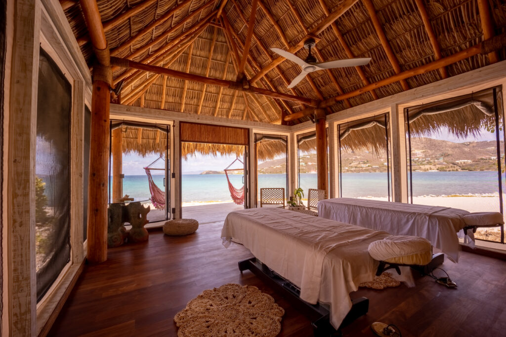 spa room at the Aerial BVI