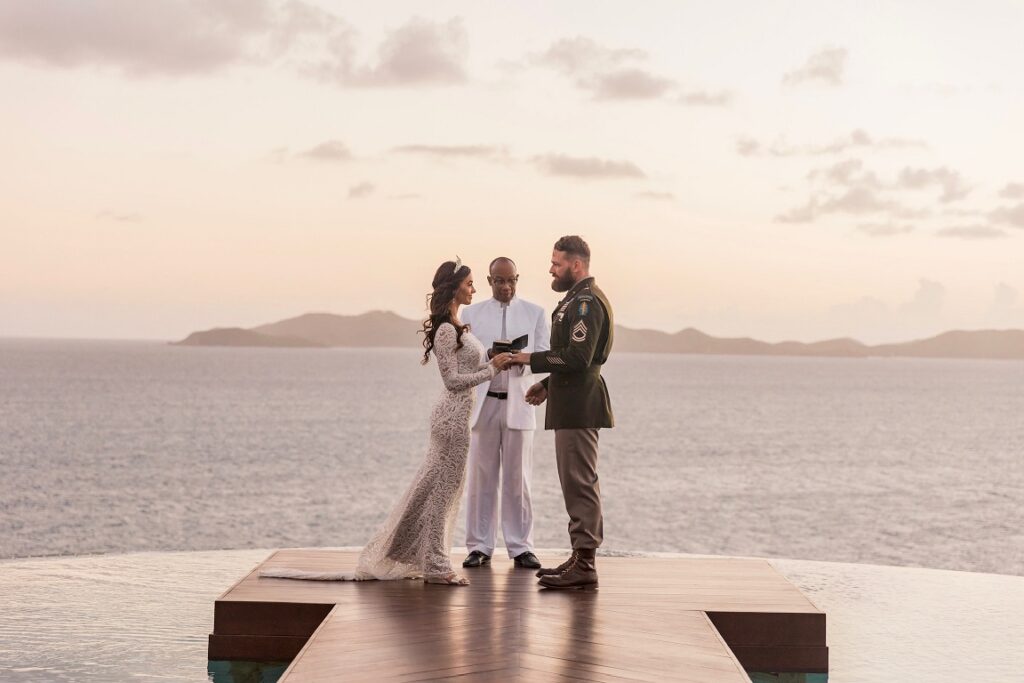 Private island wedding at Aerial BVI